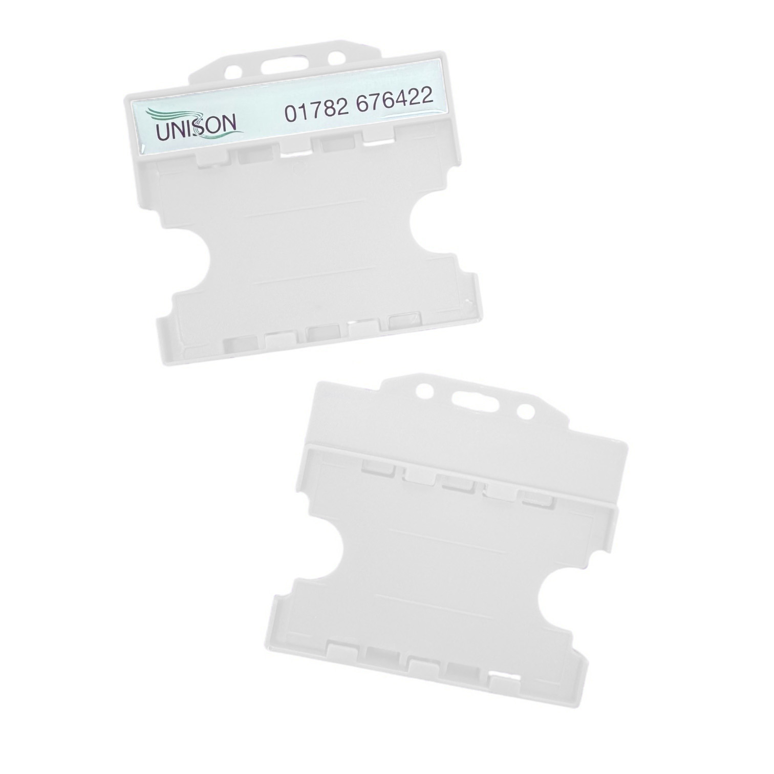 Rigid Card Holder with Resin Dome view 4